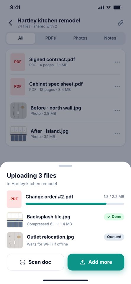 DocDrop screen 2